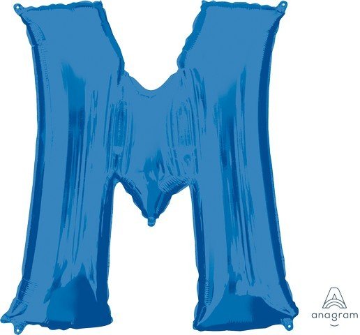 SuperShape Letter M Blue
