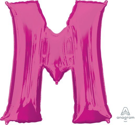 SuperShape Letter M Pink