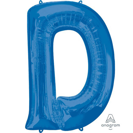 SuperShape Letter D Blue