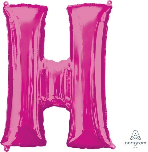 SuperShape Letter H Pink