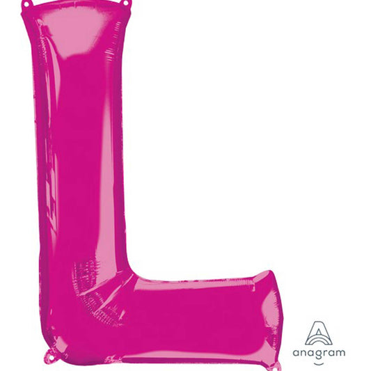 SuperShape Letter L Pink