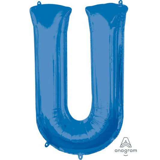 SuperShape Letter U Blue