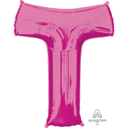 SuperShape Letter T Pink