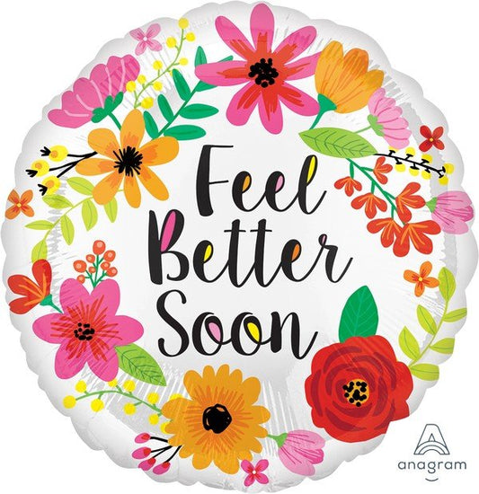45cm Standard HX Feel Better Soon Floral Wreath
