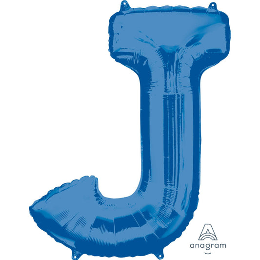 SuperShape Letter J Blue