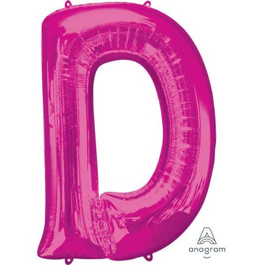 SuperShape Letter D Pink