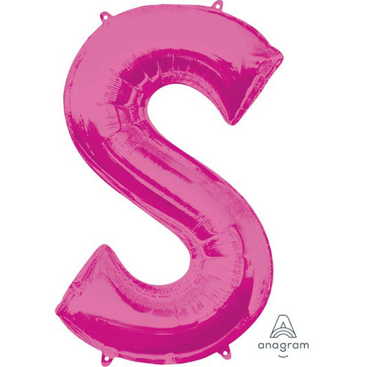 SuperShape Letter S Pink