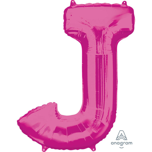 SuperShape Letter J Pink