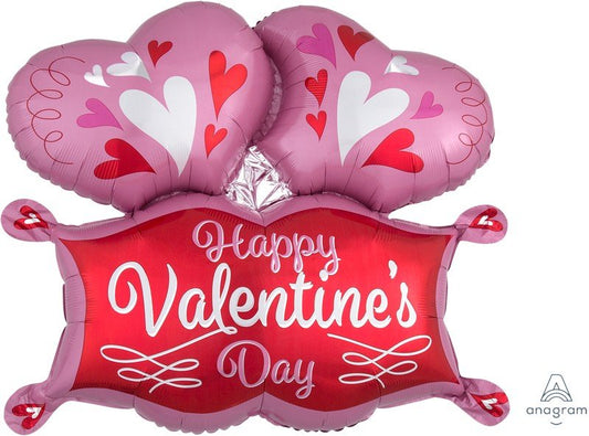 SuperShape Double Heart Marquee