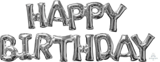 CI: Phrases HAPPY BIRTHDAY Silver