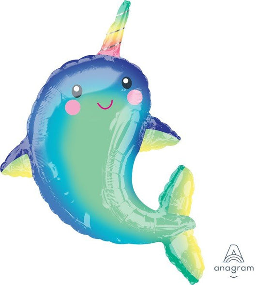 SuperShape XL Happy Narwhal