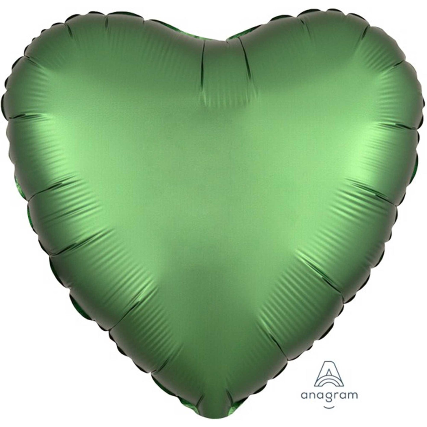 45cm Standard HX Satin Luxe Emerald Heart