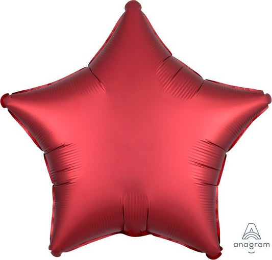 45cm Standard XL Satin Luxe Sangria Star