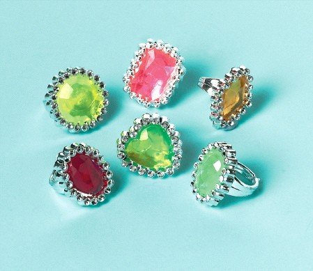 Value Pack Favor - Jewel Rings