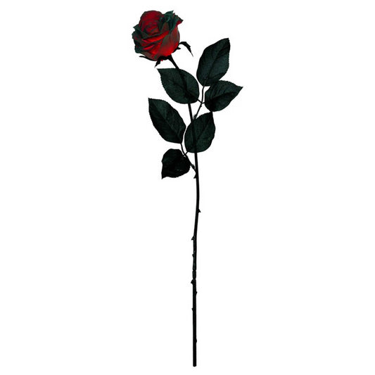 Blood Red Rose Fabric
