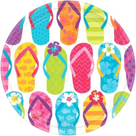 Flip Side 17cm Round Paper Plates