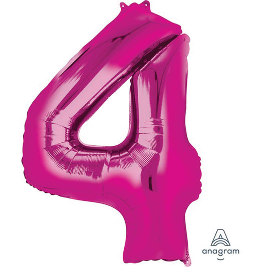 SuperShape Pink Numeral 4.