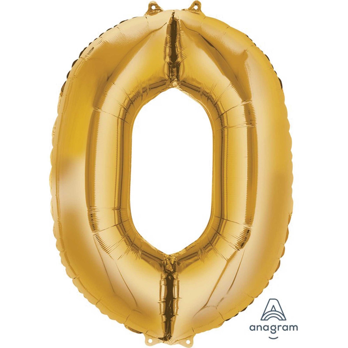 SuperShape Gold Numeral 0.  86cm
