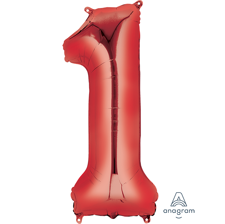 SuperShape Red Numeral 1.