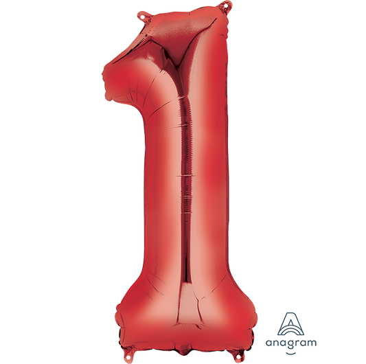 SuperShape Red Numeral 1.
