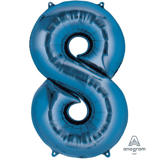 SuperShape Blue Numeral 8.