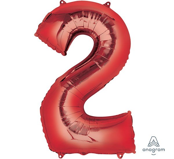 SuperShape Red Numeral 2.