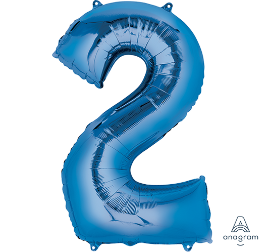 SuperShape Blue Numeral 2.