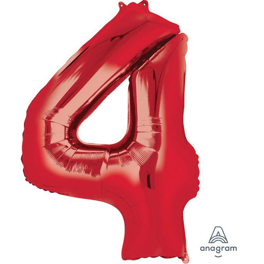 SuperShape Red Numeral 4.