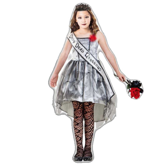 Costume Gothic Beauty Queen Girls 8-10 Years