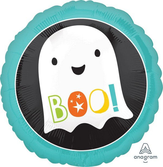 45cm Standard Halloween Boo Ghost Balloon