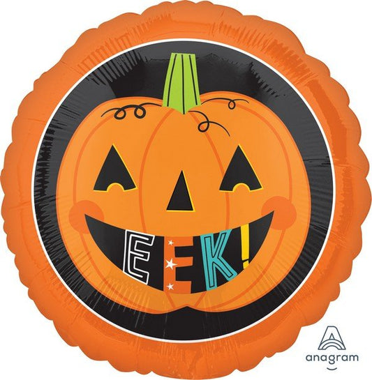 45cm Standard EEK Halloween Pumpkin Balloon