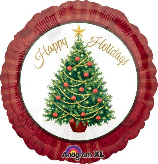 45cm Standard Twinkling Tree Happy Holidays