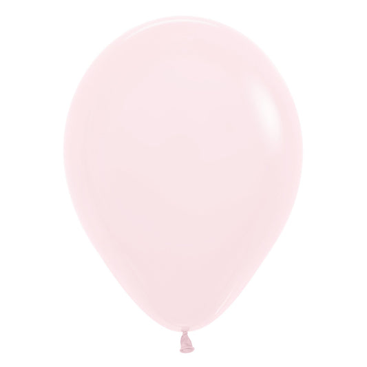 Sempertex 30cm Pastel Matte Pink Latex Balloons 609, 100PK