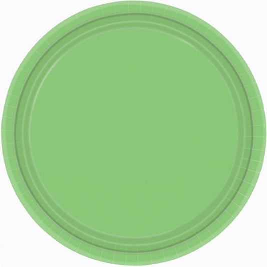 Paper Plates 17cm Round 20CT - Kiwi