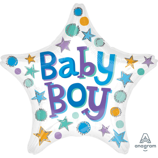 45cm Standard XL Baby Boy Star