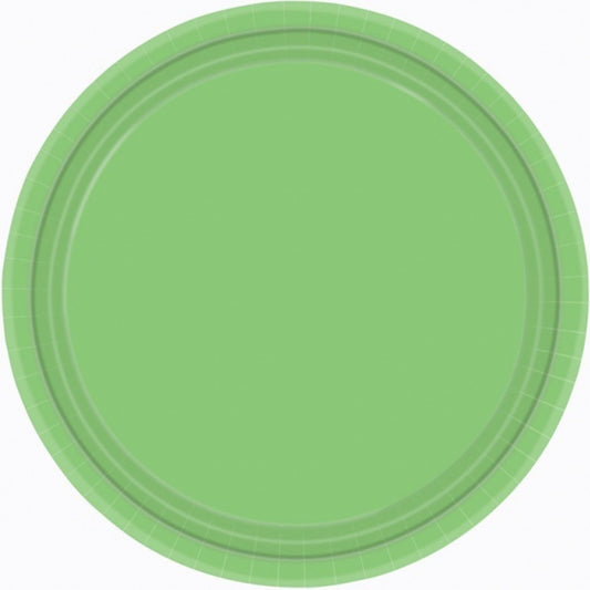 Paper Plates 26cm Round 20CT - Kiwi