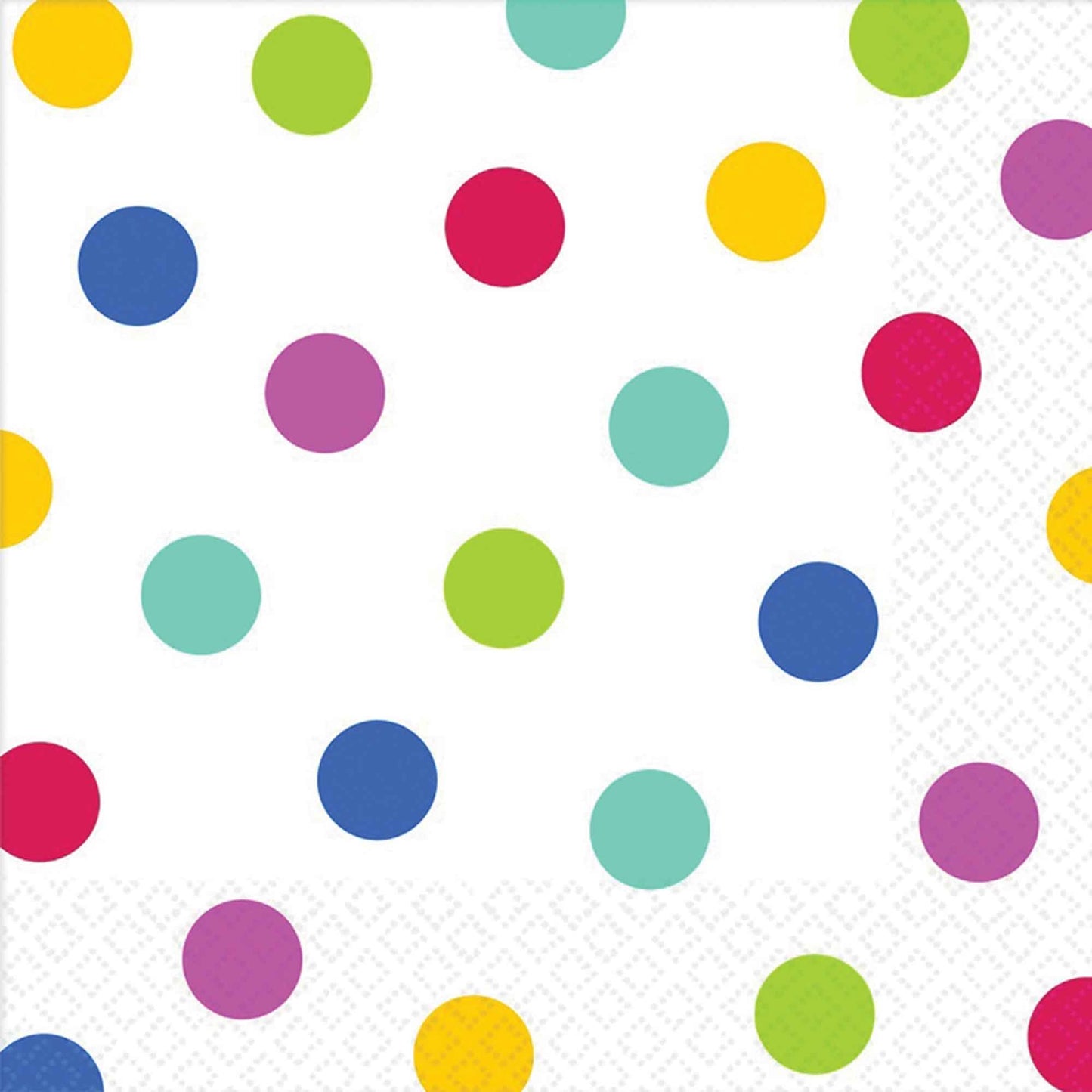 Dots Rainbow Lunch Napkins