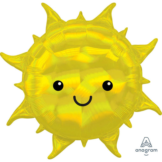 SuperShape Holographic Iridescent Sun