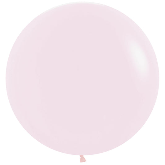 Sempertex 60cm Pastel Matte Pink Latex Balloons 609, 3PK