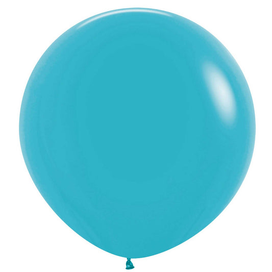 Sempertex 60cm Fashion Caribbean Blue Latex Balloons 038, 3PK