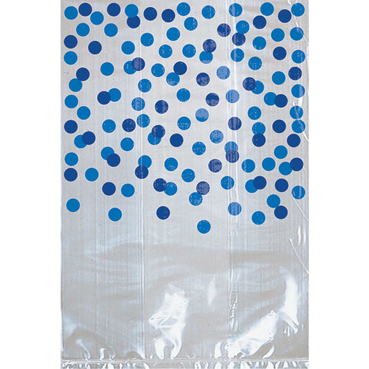 Party Cello Bags & Royal Blue Dots