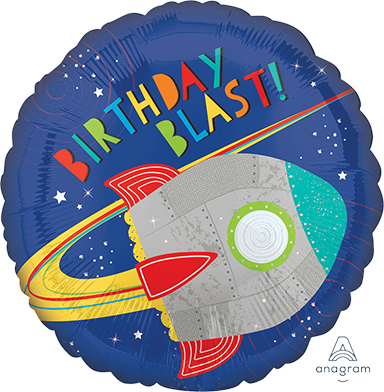 45cm Standard HX Blast off Birthday Blast Rocket