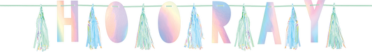 Shimmering Party Iridescent Tassel Garland HOORAY