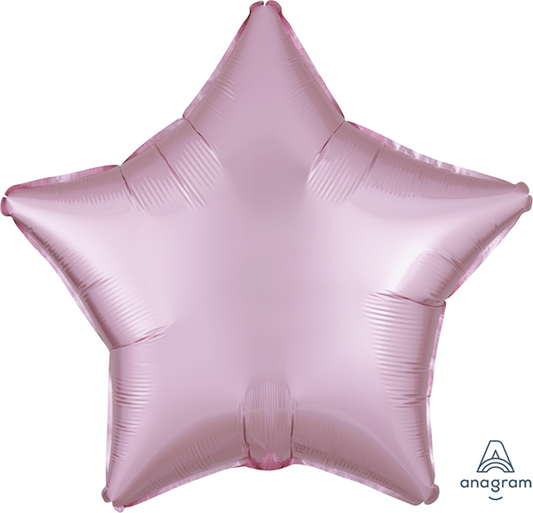 45cm Standard XL Satin Luxe Pastel Pink Star