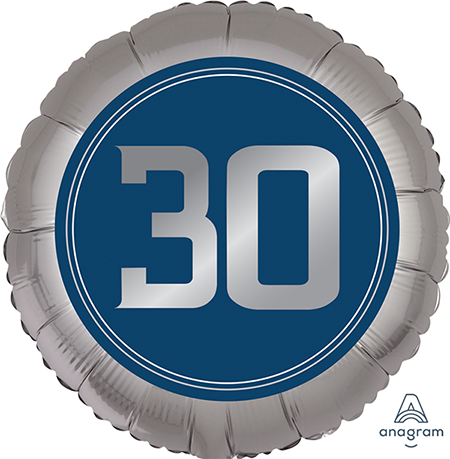 45cm Standard XL Happy Birthday Man 30