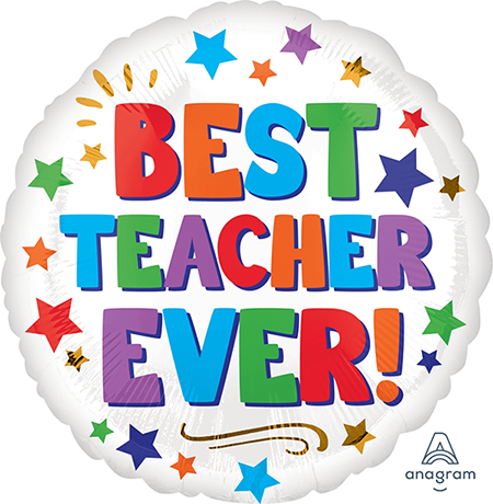 45cm Standard HX Best Teacher Ever