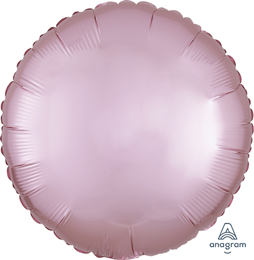 45cm Standard HX Satin Luxe Pastel Pink Circle