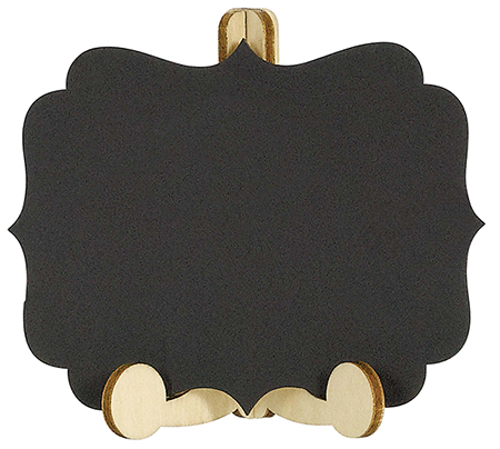 Chalkboard Mini Wooden Easels