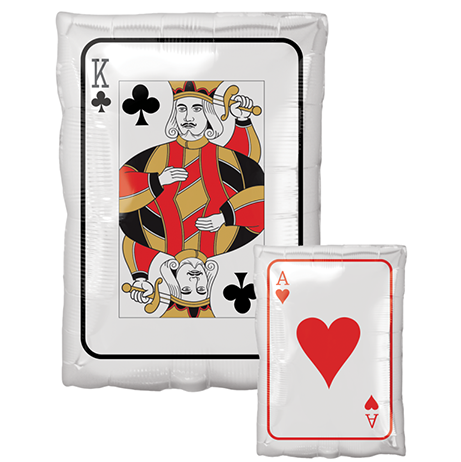 Junior Shape XL Roll the Dice King & Ace Playing Card