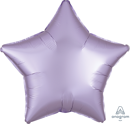 45cm Standard XL Satin Luxe Pastel Lilac Star